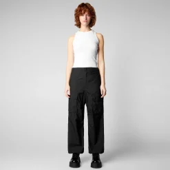 Kvinner Save The Duck Unisex Bukse Tru In Black