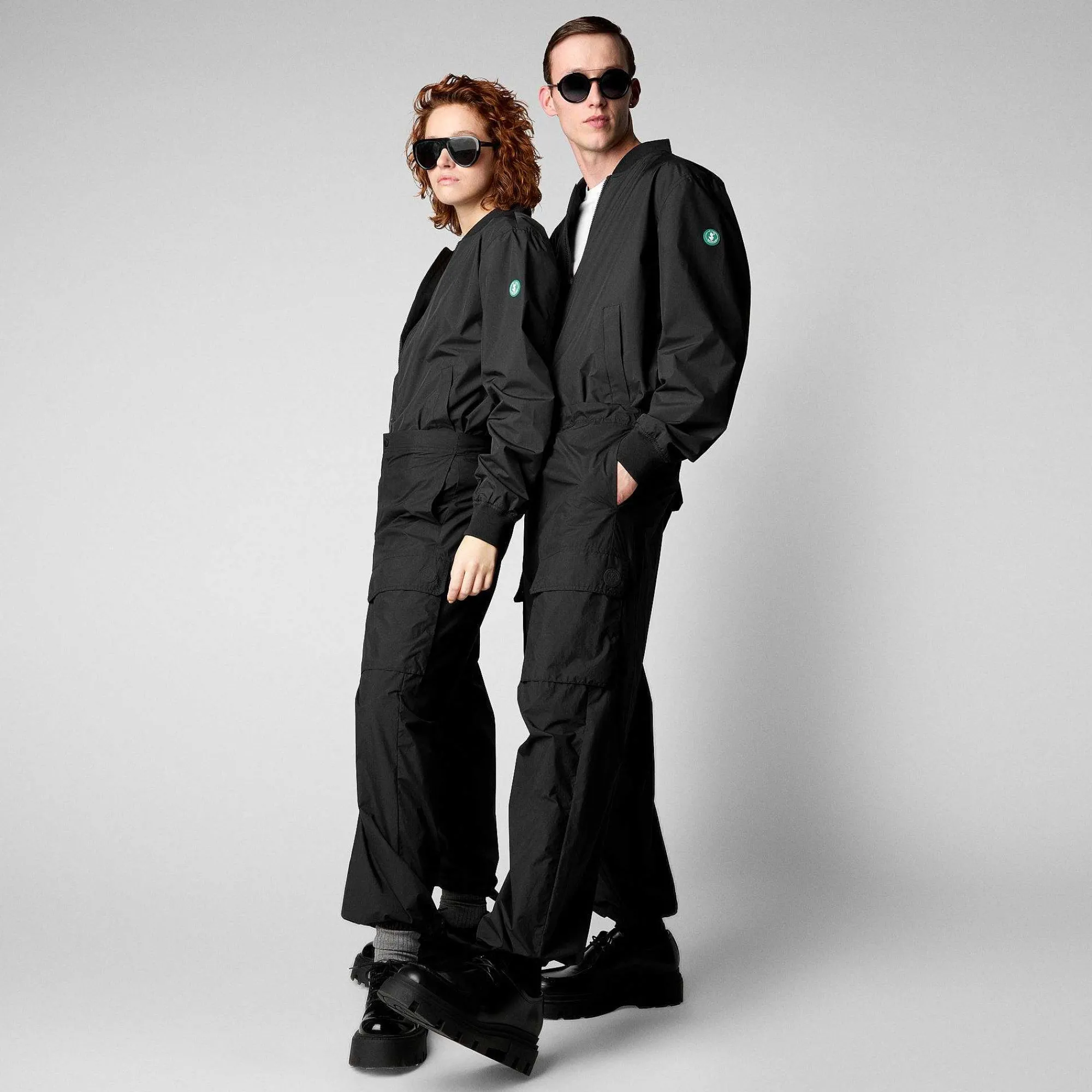 Kvinner Save The Duck Unisex Bukse Tru In Black