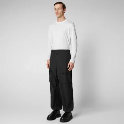 Kvinner Save The Duck Unisex Bukse Tru In Black