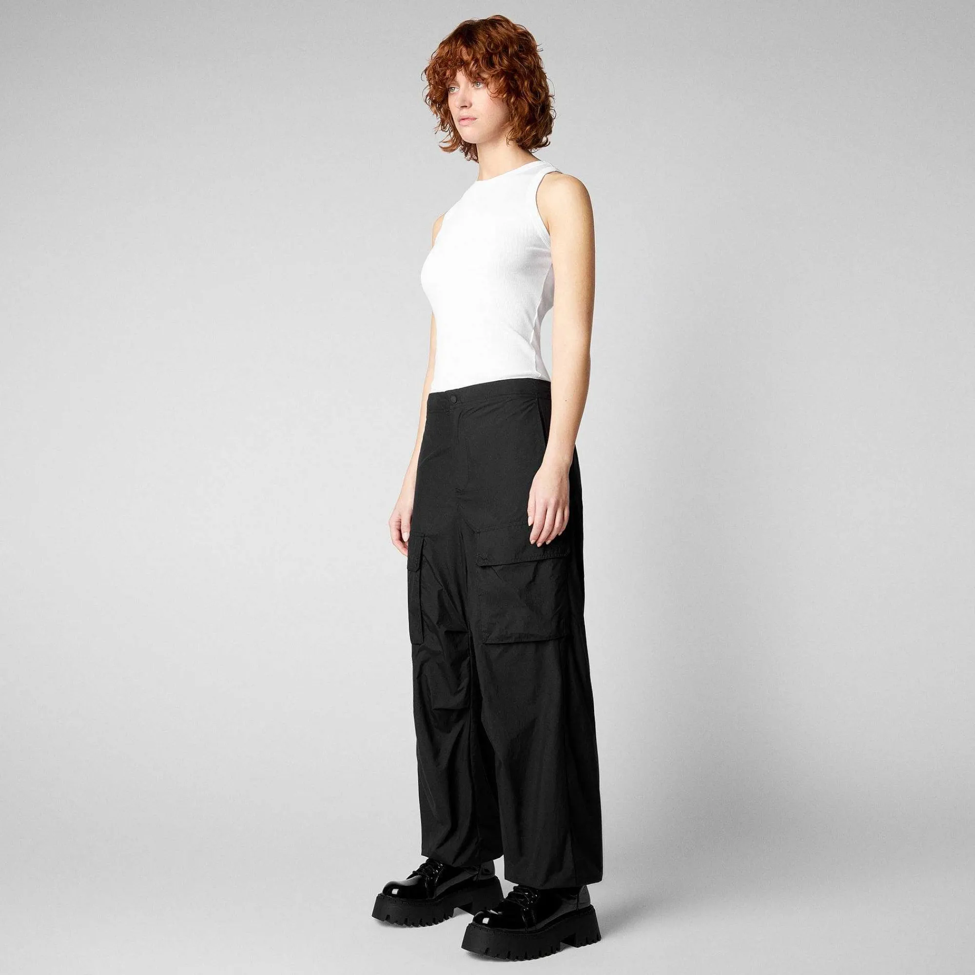 Kvinner Save The Duck Unisex Bukse Tru In Black