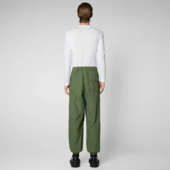 Kvinner Save The Duck Unisex Bukse Tru In Dusty Olive