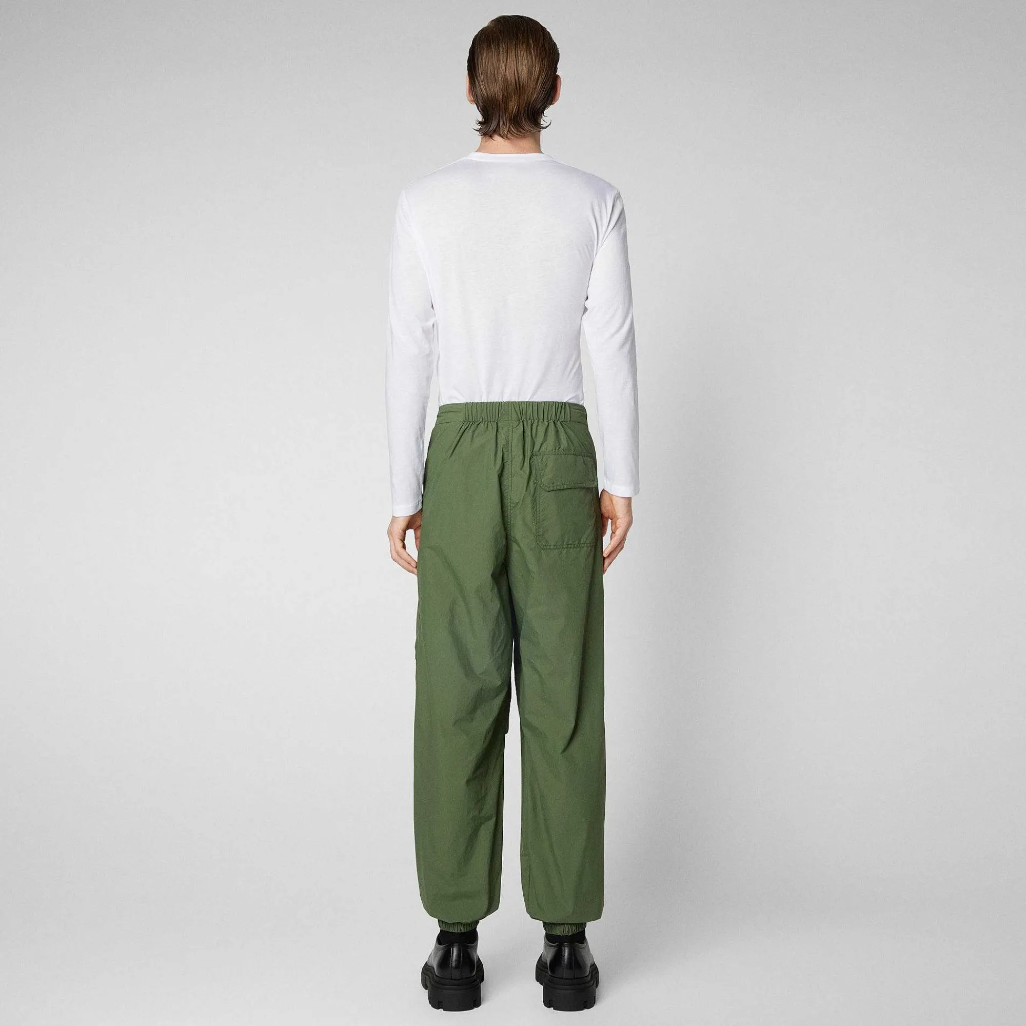 Kvinner Save The Duck Unisex Bukse Tru In Dusty Olive