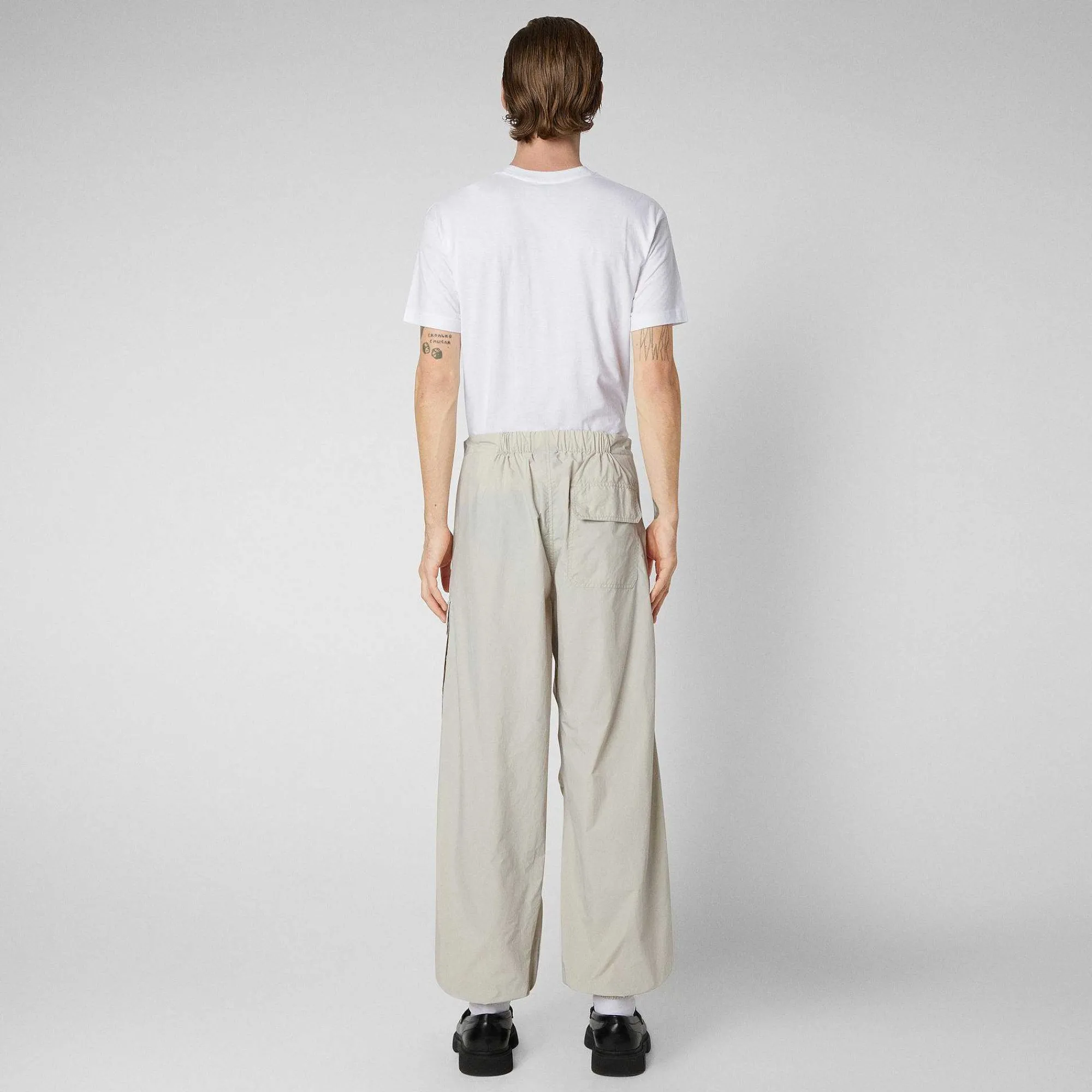 Kvinner Save The Duck Unisex Bukse Tru In Rainy Beige