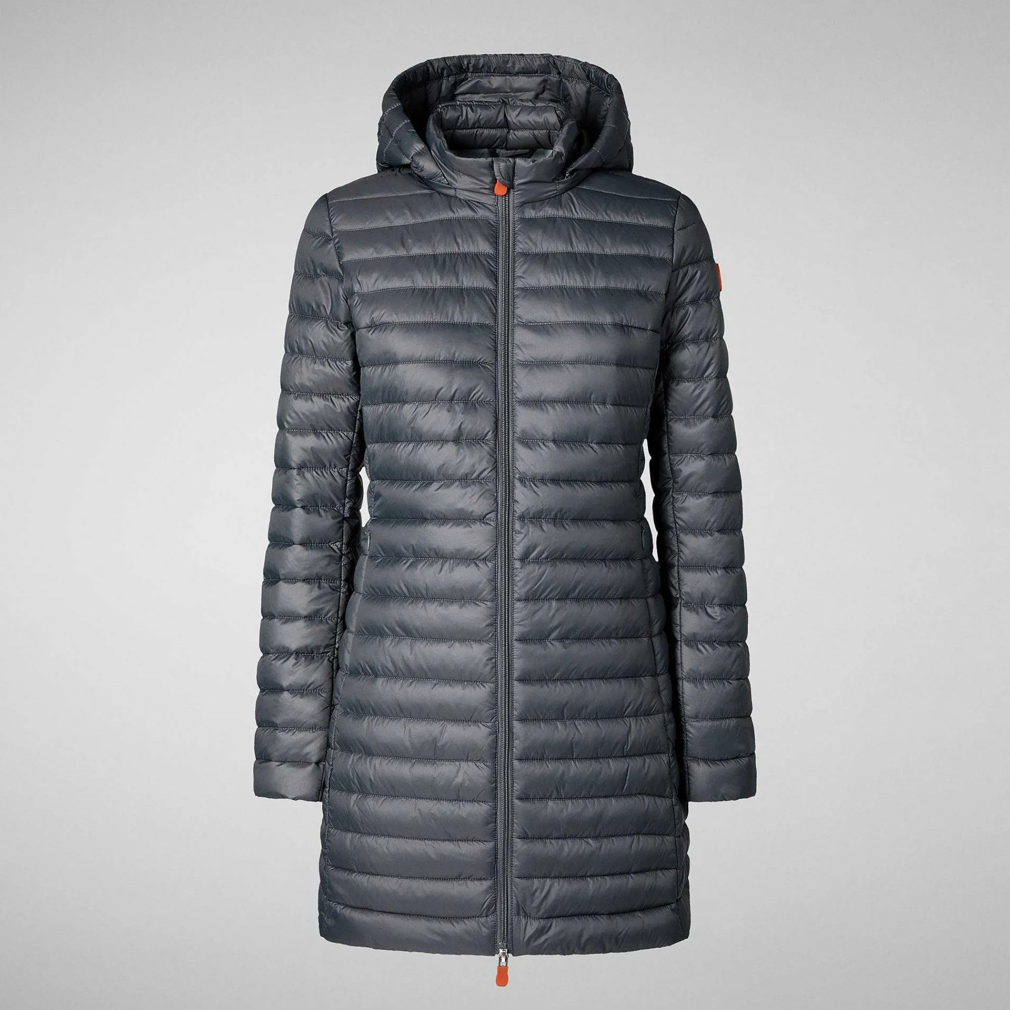 Kvinner Save The Duck Woman'S Animal Free Puffer Bryanna In Storm Grey