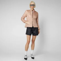 Kvinner Save The Duck Woman'S Animal Free Puffer Andreina I Powder Pink