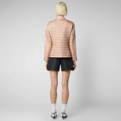 Kvinner Save The Duck Woman'S Animal Free Puffer Andreina I Powder Pink