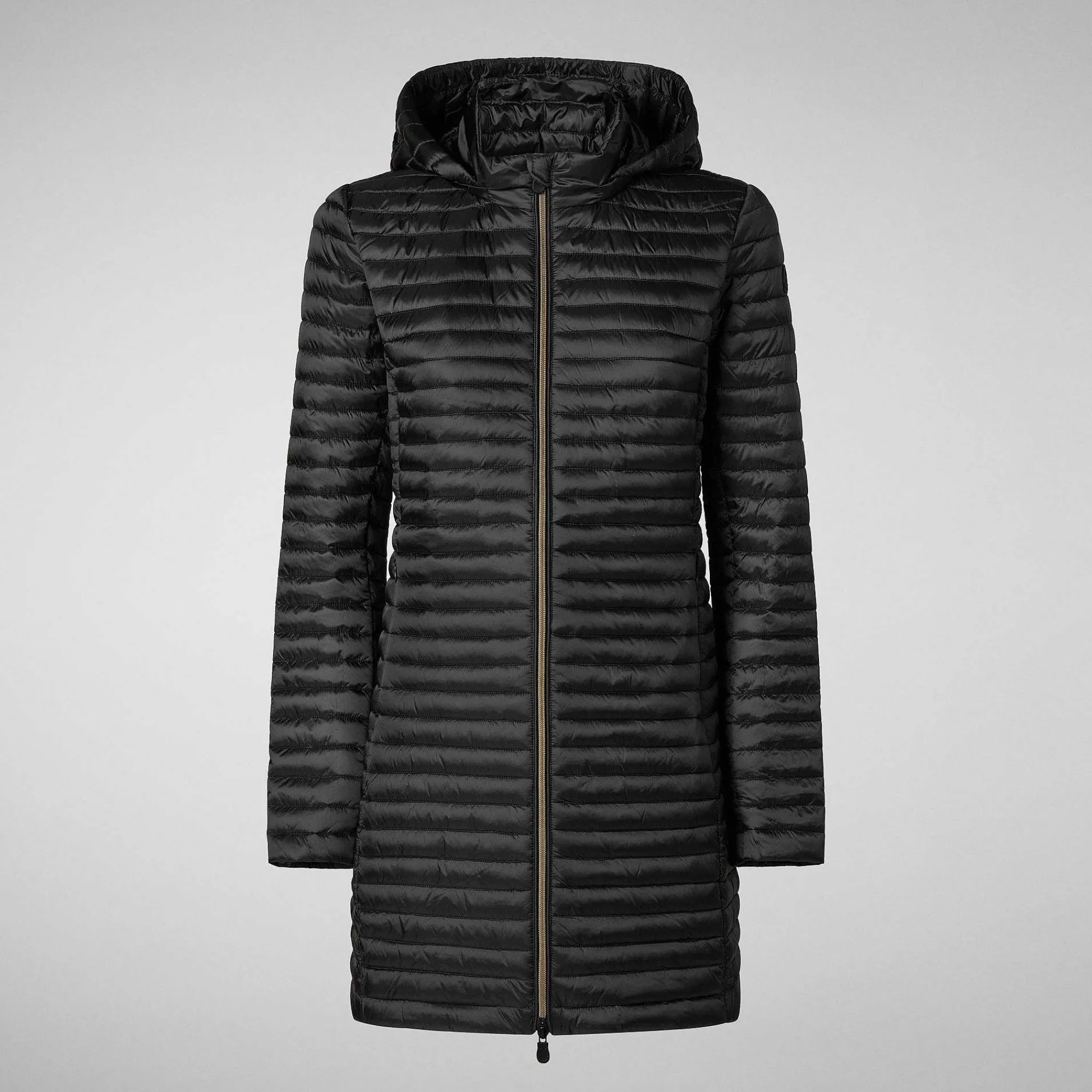 Kvinner Save The Duck Woman'S Animal Free Puffer Megs I Svart