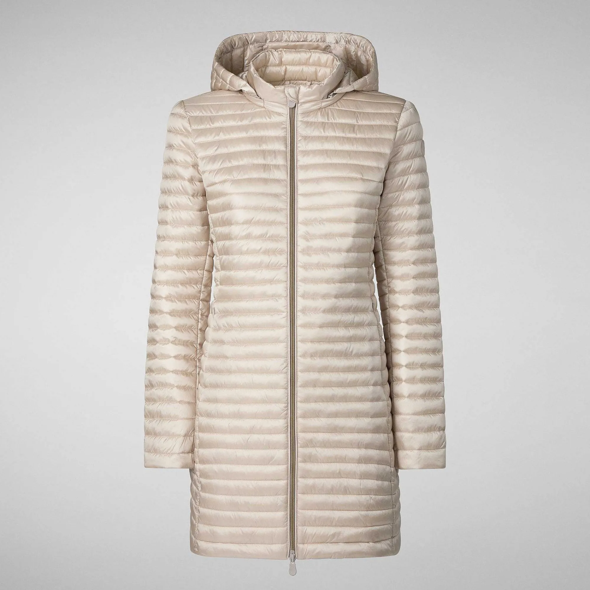 Kvinner Save The Duck Woman'S Animal Free Puffer Megs I Sandbeige